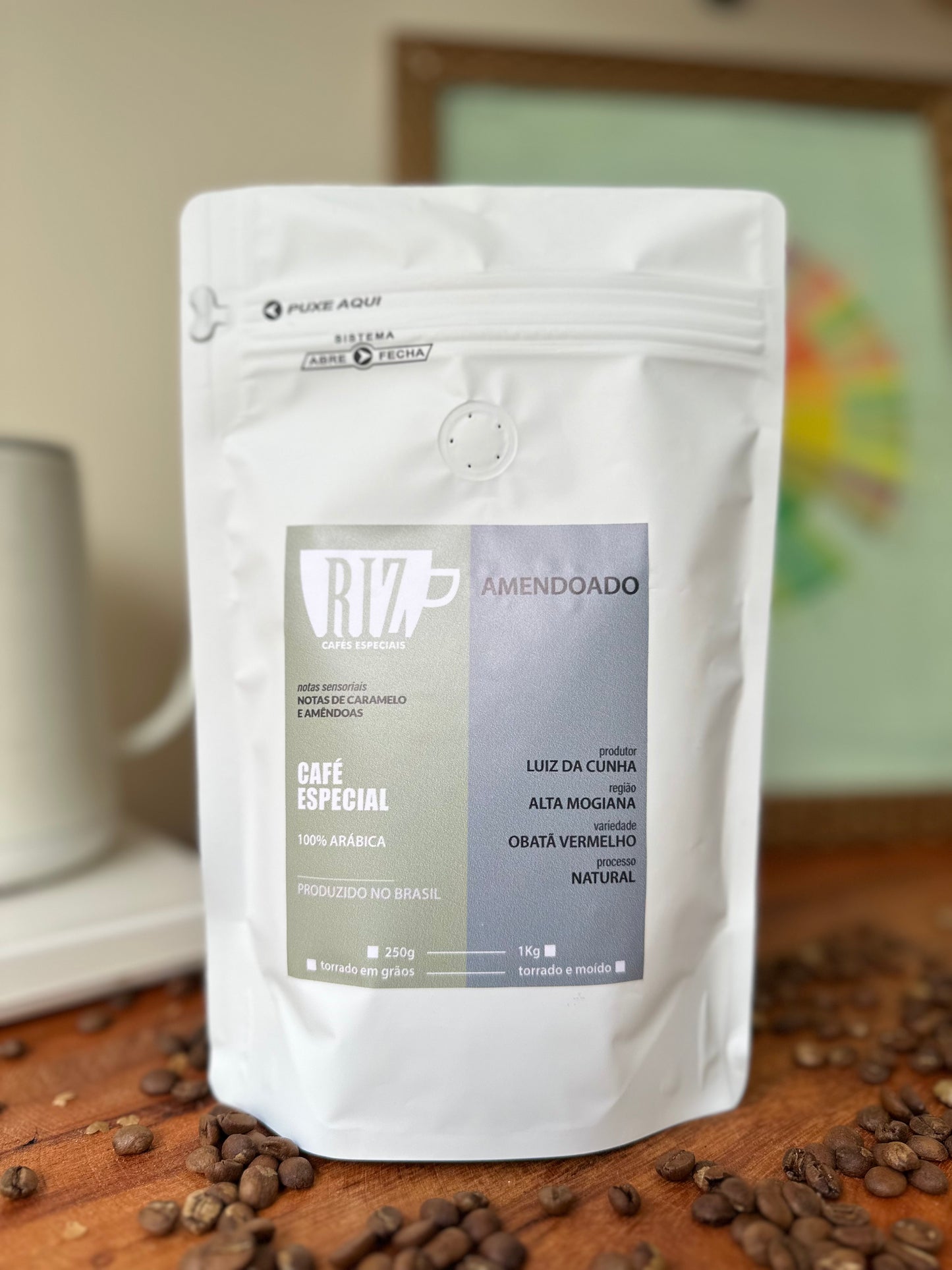 Café Especial Caramelo Amêndoas Alta Mogiana 1 Kg - Riz Amendoado