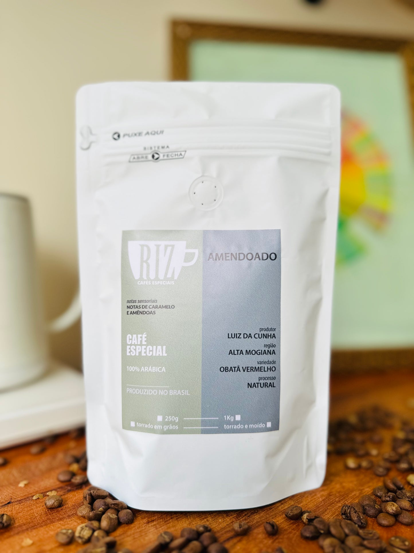 Café Especial Caramelo Amêndoas Alta Mogiana 250g - Riz Amendoado