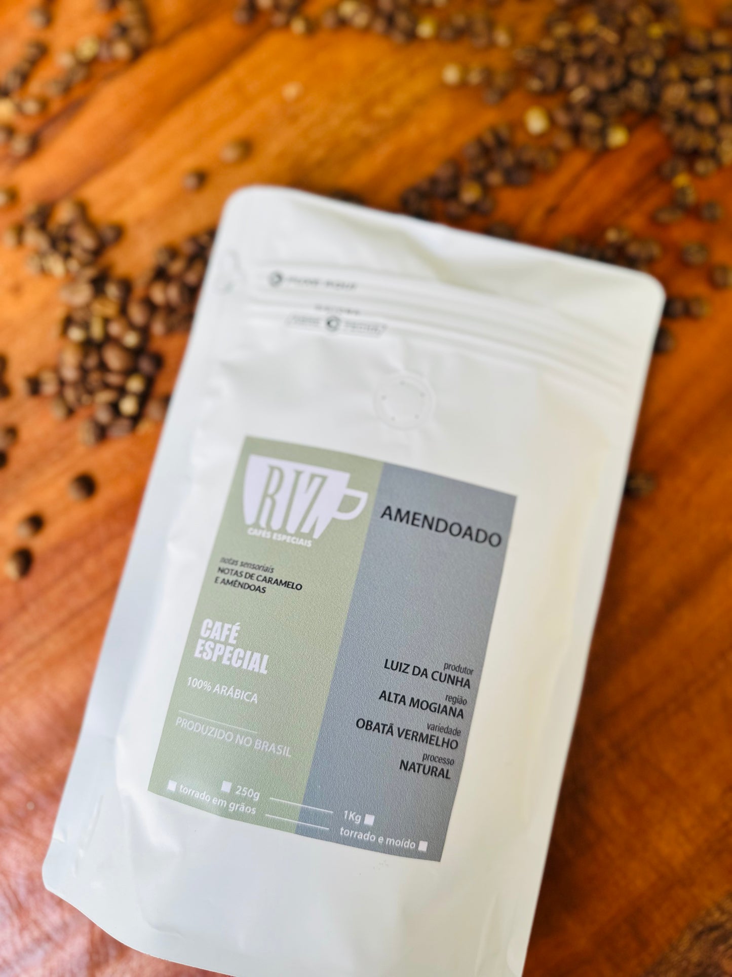 Café Especial Caramelo Amêndoas Alta Mogiana 1 Kg - Riz Amendoado