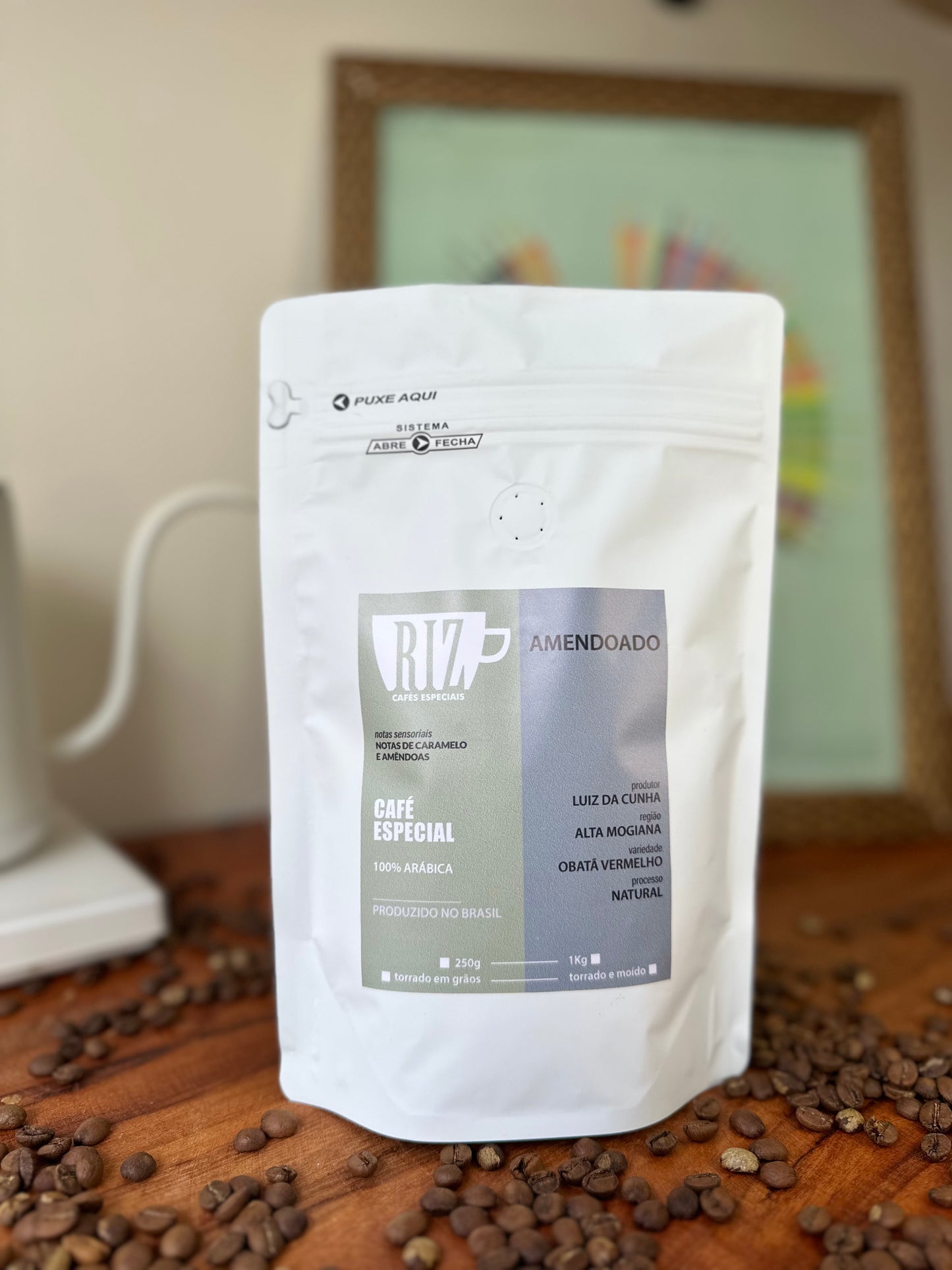 Café Especial Caramelo Amêndoas Alta Mogiana 1 Kg - Riz Amendoado