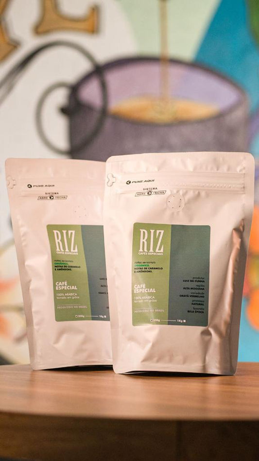 Kit 2 cafés Caramelo Amêndoas Alta Mogiana 1 Kg